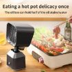 Desktop Range Hood Barbecue Small Movable Liftable Extractor Hood EU Plug - 3