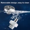 TY-500 Mini Portable Electric Shaver - Rechargeable Razor (Black) - 5