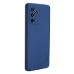 Samsung Galaxy A55 Liquid Silicone Soft Shockproof Phone Case - Dark Blue - 1