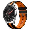 Amazfit GTR 4 22mm Silicone Watch Band - Black+Orange - 1