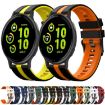 Garmin Forerunner 645 Music 20mm Silicone Watch Band - Black+Orange - 3