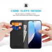 iPhone 16 DUX DUCIS Hivo Series Cowhide Flip Phone Case - 2