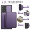 Samsung Galaxy A52s 5G RFID Leather Phone Case (Purple) - 2