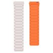 Ticwatch Pro 3 22mm Magnetic Silicone Watch Band - Starlight+Orange - 3