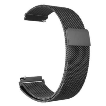 Garmin Lily 2 14mm Milan Stainless Steel Watch Band - Black - 1