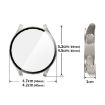 Samsung Galaxy Watch7 44mm Black Watch Case with Tempered Glass Film - 6
