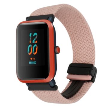 Amazfit Bip 20mm Braided Watch Band - Pink - 1