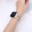 Apple Watch Series 7 41mm Silicone Watch Band - Oxford Pink Rose Gray - 9