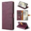 Motorola Moto G54 N.BEKUS CSJ-P1 Leather Phone Case - Wine Red - 1