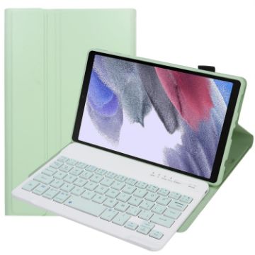 Samsung Galaxy Tab A7 Lite 8.7 T220/T225 Keyboard Case - Light Green - 1
