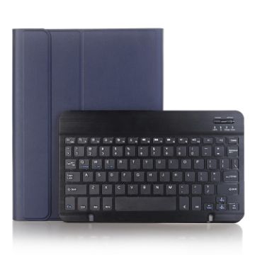 Bluetooth Keyboard Leather Case for Samsung Galaxy Tab A8 10.5 2021 (Blue) - 1