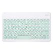 Samsung Galaxy Tab A7 10.4 2020 Bluetooth Keyboard Leather Case (Green) - 3
