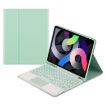 Green Bluetooth Keyboard Leather Case for Samsung Galaxy Tab A7 10.4 - 1
