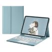 Samsung Galaxy Tab S7 Bluetooth Keyboard Leather Case - Blue - 1