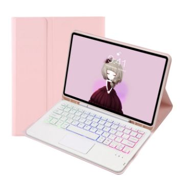 Samsung Galaxy Tab S6 Lite A610B-AS Pink Bluetooth Keyboard Case - 1