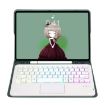 Samsung Galaxy Tab S8/S7 A700B-AS Dark Green Bluetooth Keyboard Case - 4