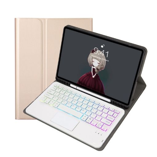 Samsung Galaxy Tab S8/S7 A700B-AS Keyboard Leather Tablet Case - 1