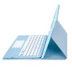 Sky Blue Bluetooth Keyboard Leather Case for Samsung Galaxy Tab S8+/S7+/S7 FE - 5