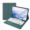 Samsung Galaxy Tab S8+/S7+/S7 FE Keyboard Case - Dark Green - 1