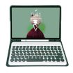 Samsung Galaxy Tab A9+ X210/X215/X215 YA09B Keyboard Case - Dark Green - 3