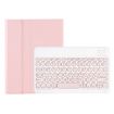 Samsung Galaxy Tab A9+ X210/X215/X215 YA09B Pink Bluetooth Keyboard Case - 1