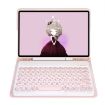 Samsung Galaxy Tab A9+ X210/X215/X215 YA09B Pink Bluetooth Keyboard Case - 3