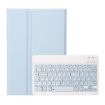 Samsung Galaxy Tab A9+ X210/X215/X215 A09B Ice Blue Bluetooth Keyboard Leather Case - 1