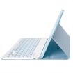 Samsung Galaxy Tab A9+ X210/X215/X215 A09B Ice Blue Bluetooth Keyboard Leather Case - 5