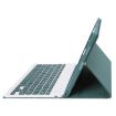 Samsung Galaxy Tab A9+ X210/X215/X215 A09B Dark Green Bluetooth Keyboard Leather Case - 5