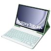 Samsung Galaxy Tab A9+ X210/X215/X215 A09B Light Green Bluetooth Keyboard Leather Tablet Case - 4