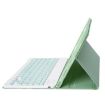 Samsung Galaxy Tab A9+ X210/X215/X215 A09B Light Green Bluetooth Keyboard Leather Tablet Case - 5
