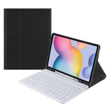 Samsung Galaxy Tab A9+ Bluetooth Keyboard Leather Case - Black - 1