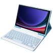 Samsung Galaxy Tab S9 A710B Ice Blue TPU Bluetooth Keyboard Leather Case - 4