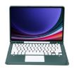 Samsung Galaxy Tab S9+ Bluetooth Keyboard Leather Case - Dark Green - 3