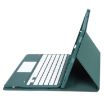 Samsung Galaxy Tab S9+ Bluetooth Keyboard Leather Case - Dark Green - 5