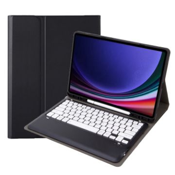 Samsung Galaxy Tab S9+ Keyboard Case - Black+White - 1