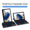 Samsung Galaxy Tab A8 10.5" X200 YJ-X200 Split Bluetooth Keyboard Leather Case - 4