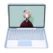 Samsung Galaxy Tab S9 FE Bluetooth Keyboard Leather Case - Ice Blue - 3