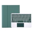 Samsung Galaxy Tab S9 FE Dark Green Bluetooth Keyboard Leather Case - 2