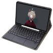 Samsung Galaxy Tab S9 FE Bluetooth Keyboard Leather Case - Black - 4
