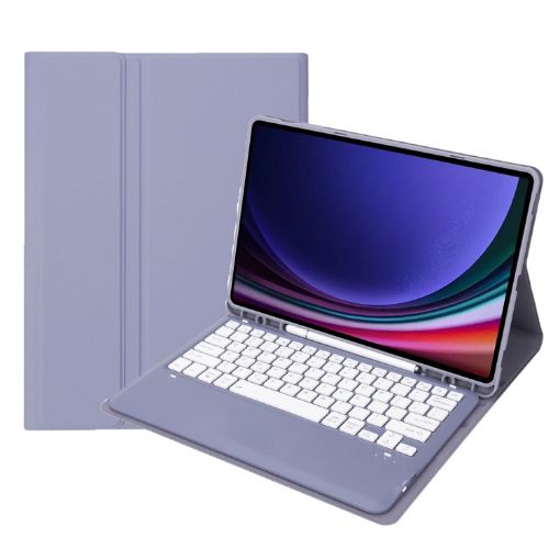 Samsung Galaxy Tab S10+ A810B Bluetooth Keyboard Leather Tablet Case - 1