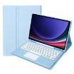 Samsung Galaxy Tab S10+ 12.4 A810B-A Bluetooth Keyboard Leather Case - 1