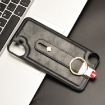 For Nothing CMF Phone 1 Wristband Leather Back Phone Case - Black - 2