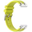Garmin Forerunner 255 22mm Silicone Watch Band - Vital Yellow - 5