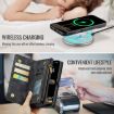 iPhone 16 Pro CaseMe 008 Detachable Leather Phone Case - Black - 5
