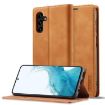 Samsung Galaxy S24 FE 5G LC.IMEEKE Brown Leather Phone Case - 1