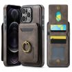 iPhone 12 Pro Max DG.MING K1 MagSafe Wallet Case (Coffee) - 1