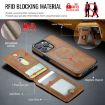 iPhone 12 Pro DG.MING K1 MagSafe Detachable Wallet RFID Back Cover Case - 3