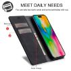 LC.IMEEKE iPhone 16 Plus Black Leather Phone Case - 4