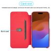 LC.IMEEKE Hon Ancient Series Flip Leather Phone Case for iPhone 15 Pro Max (Red) - 8